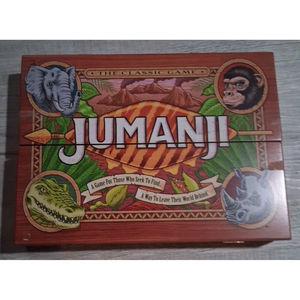 Wooden Jamanji Board game like new